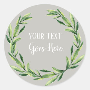 Adesivo Vintage Floral Wreath Sticker