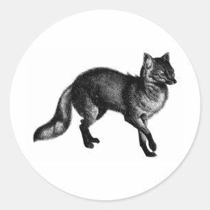 Adesivo Vintage Fox