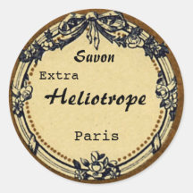 Vintage French Soap Label - Círculo