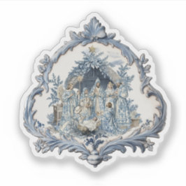 Adesivo Vintage French Toile | Chinoiserie Natividade