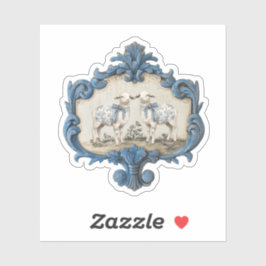 Adesivo Vintage French Toile | Ovelha de Natividade Chinoi