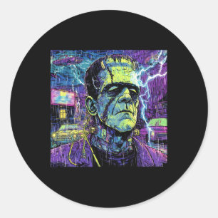 Adesivo Vintage Funny Frankenstein Monster Amantes Spooky