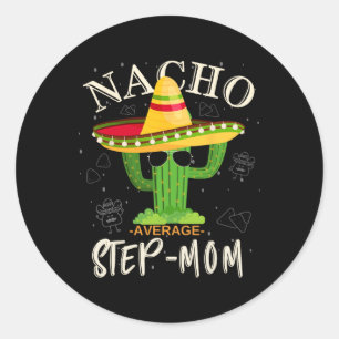 Adesivo Vintage Funny Nacho Média da Família Step-Mãe Matc