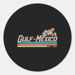 Adesivo Vintage Golfo Do México Desde 1550 Retro Vintage