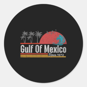 Adesivo Vintage Golfo Do México Est.1772