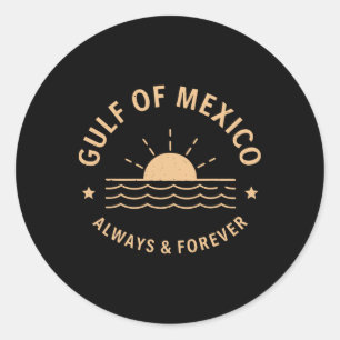 Adesivo Vintage Golfo Do México Sempre E Para Sempre Retra