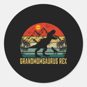 Adesivo Vintage Grandmomsaurus Divertimento Família Natal