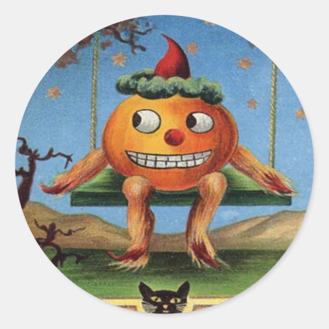 Adesivo Vintage Halloween (Frente)