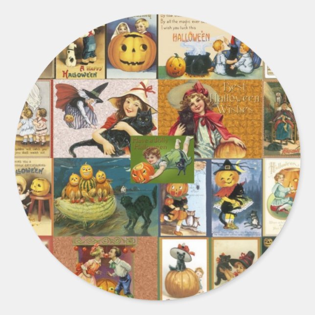 Adesivo Vintage Halloween (Frente)