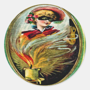 Adesivo Vintage Halloween Card Sticker