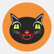 Vintage Halloween Desorte Black Cat I