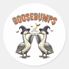 Adesivo Vintage Halloween Goosebumps Geese