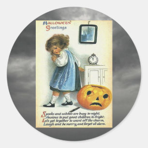 Adesivo Vintage Halloween Saudações