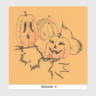 Adesivo Vintage Halloween Sticker