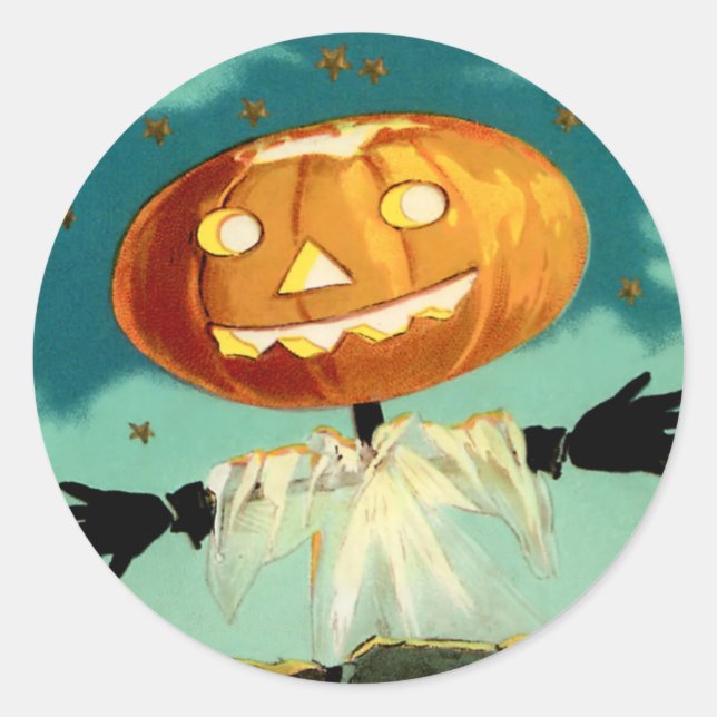 Adesivo Vintage Halloween Sticker (Frente)