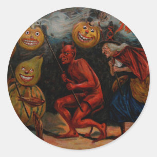 Adesivo VINTAGE HALLOWEEN STICKER, Raphael Tuck 1909