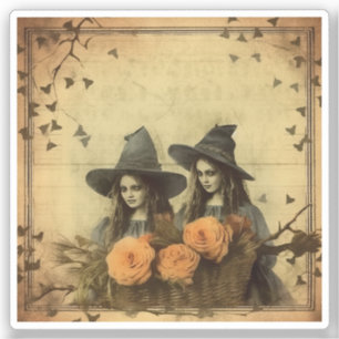 Adesivo Vintage Halloween Witchcraft (11)