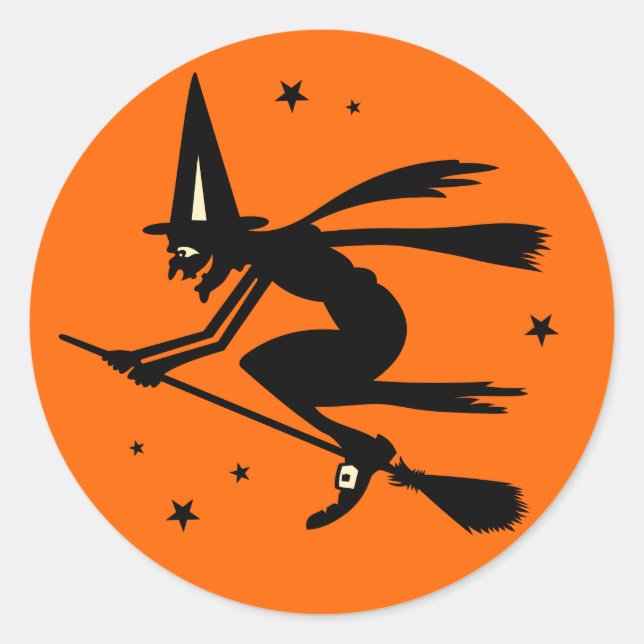 Adesivo Vintage Halloween WSticker (Frente)