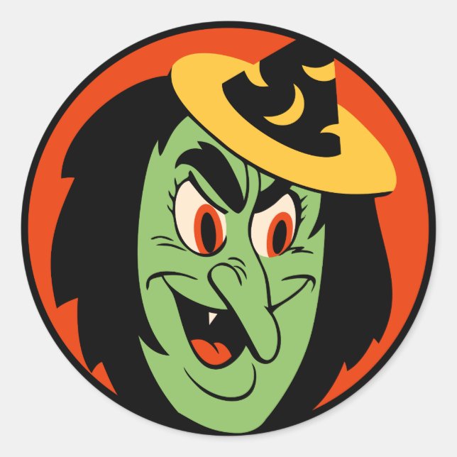 Adesivo Vintage Halloween WSticker (Frente)
