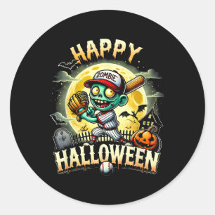 Adesivo Vintage Halloween Zombie vende skeleton