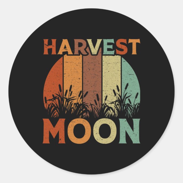 Adesivo Vintage Harvest Moon (Frente)
