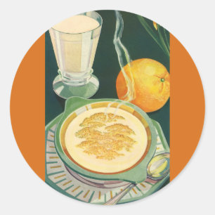 Adesivo Vintage Health Comida, Bebidas, café da manhã sa