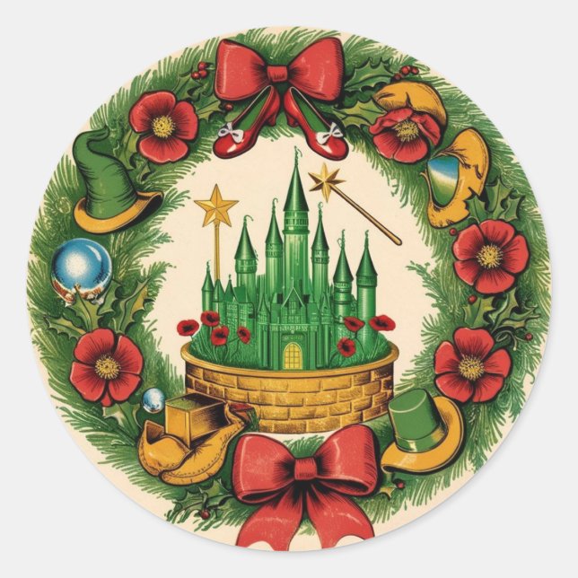 Adesivo Vintage Holiday Emerald City (Frente)