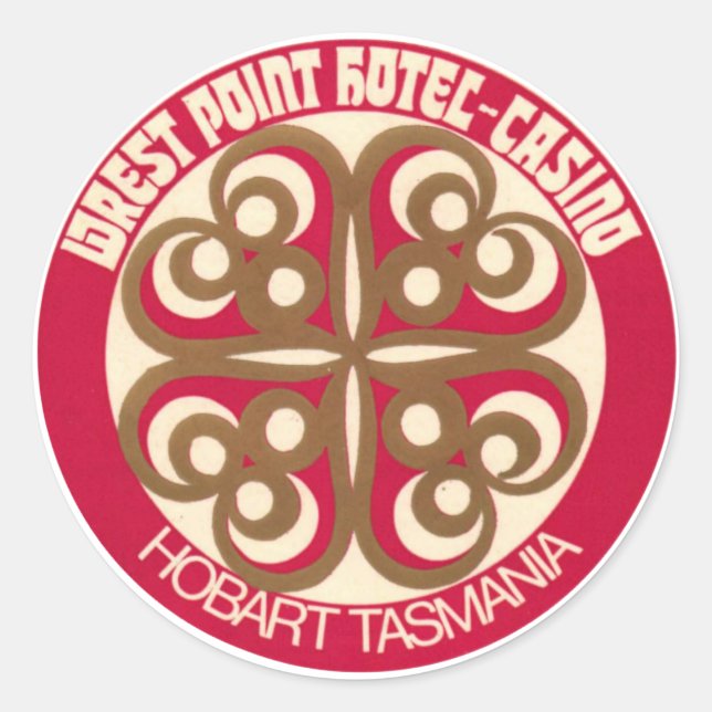 Adesivo Vintage Hotel & Viagem Sticker (Frente)