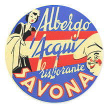 Vintage Hotel & Viagem Sticker