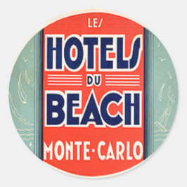 Adesivo Vintage Hotel & Viagem Sticker