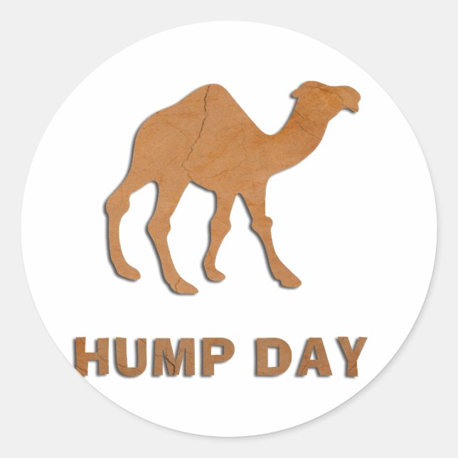 ADESIVO VINTAGE HUMP DAY CAMEL (Frente)