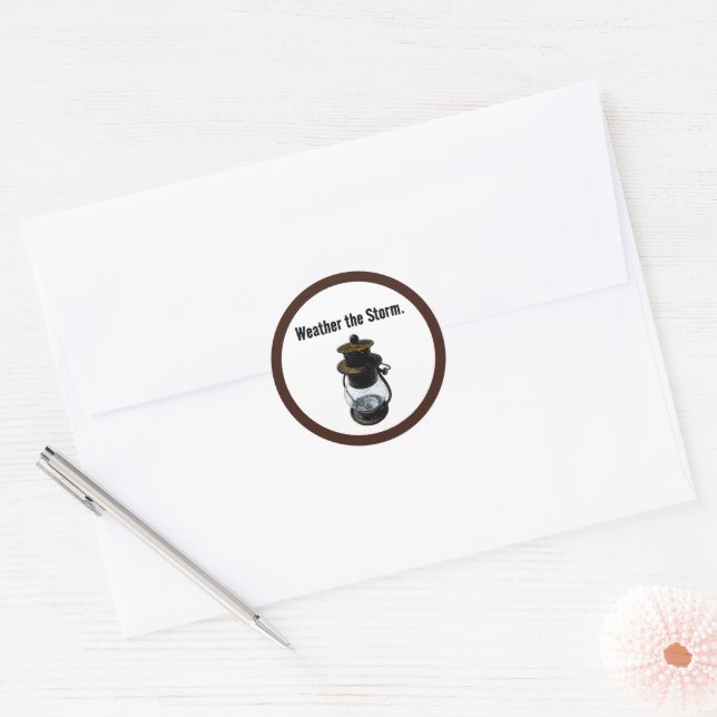 Adesivo Vintage Hurricane Lanterna Wilderness Acampando Ar (Envelope)