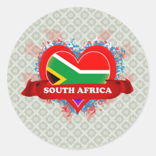 Adesivo Vintage I Love South Africa