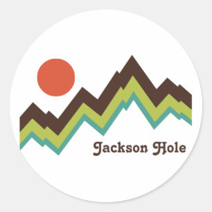 Adesivo Vintage Jackson Hole