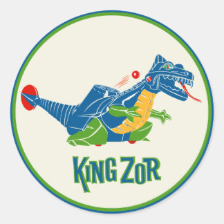 Adesivo Vintage King Zor Toy Sticker