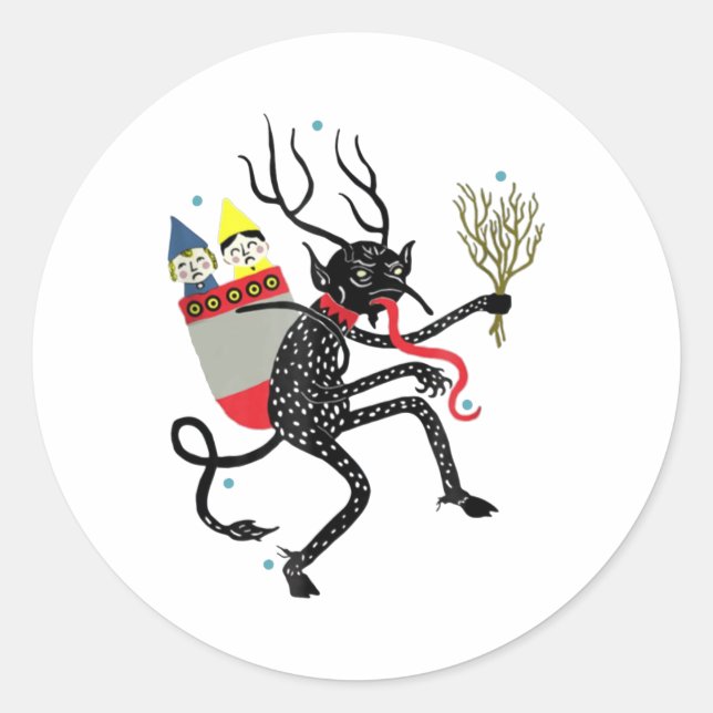 Adesivo Vintage Krampus (Frente)