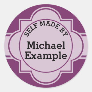 Adesivo Vintage Label trans. White 02 + sua traseira. & Te