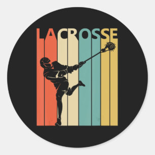 Adesivo Vintage Lacrosse Gift