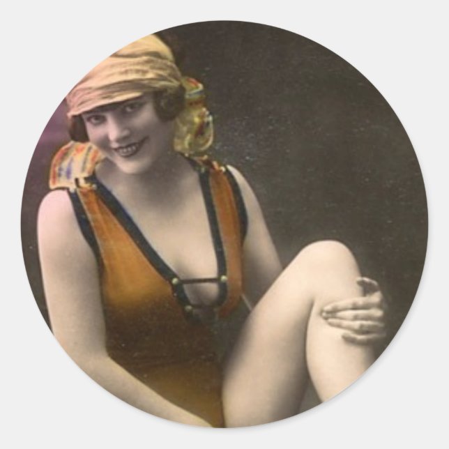 Adesivo vintage Lady Sticker (Frente)