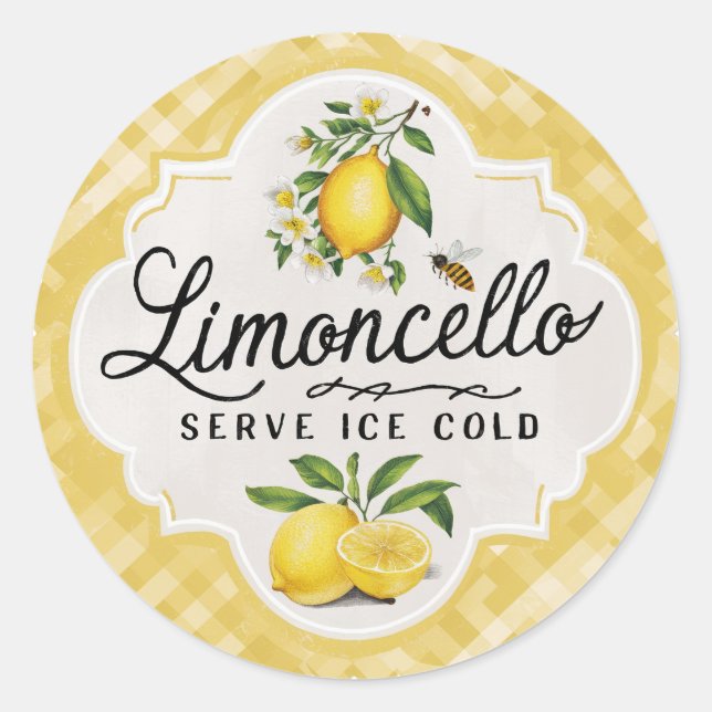Adesivo Vintage Lemon (Frente)