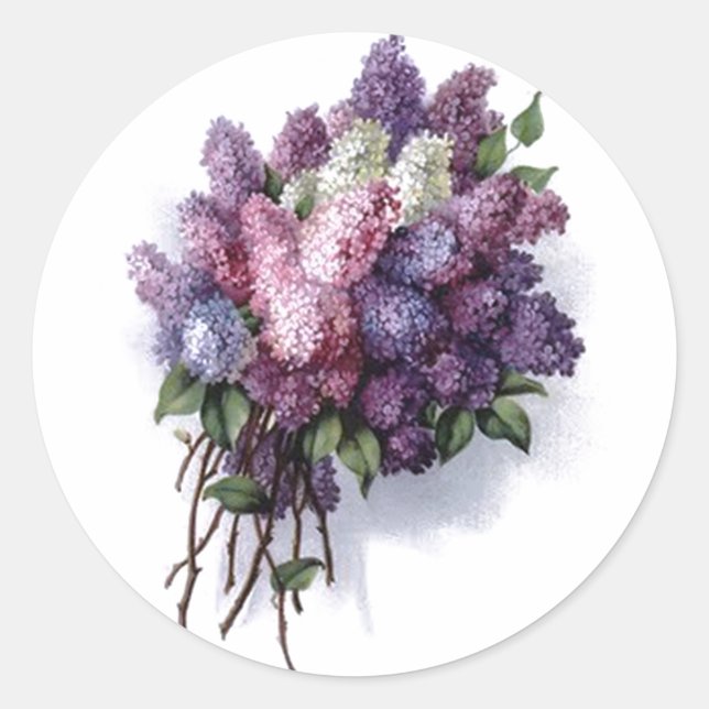 Adesivo Vintage Lilacs (Frente)