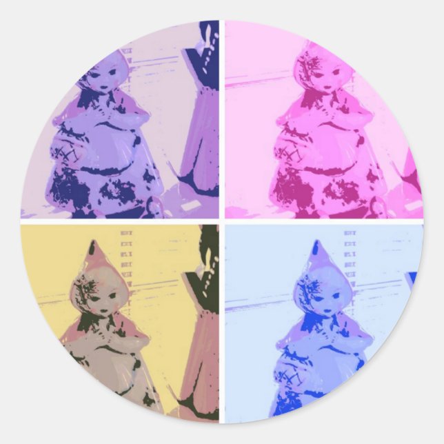 Adesivo Vintage Little Red Ringue Hood (Frente)