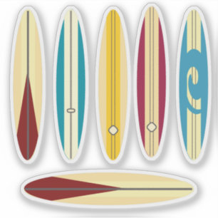 Adesivo Vintage Longboards