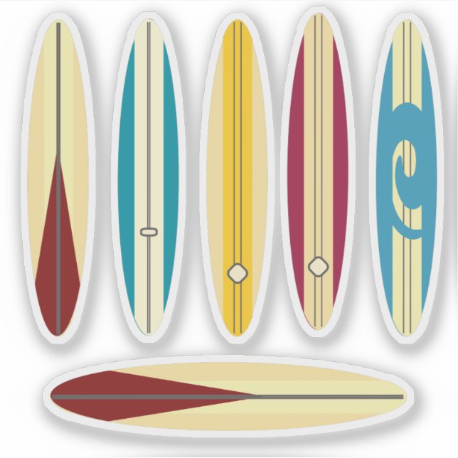Adesivo Vintage Longboards (Frente)