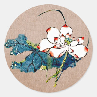Adesivo Vintage Lotus Flower