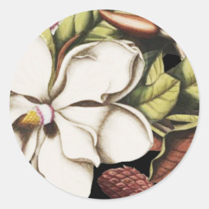 Adesivo Vintage Magnolia em Black Stickers