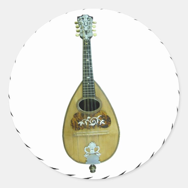 ADESIVO VINTAGE MANDOLIN-STICKER (Frente)
