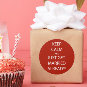 Adesivo Vintage MANTER CALM SE CASAR