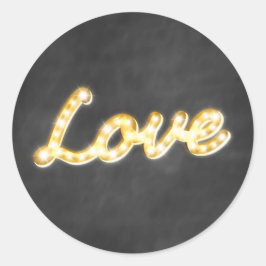 Adesivo Vintage Marqueights Love Sticker - quadro