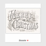 ADESIVO VINTAGE MERRY CHRISTMAS TRANSPARENTE STICKER<br><div class="desc">VINTAGE MERRY CHRISTMAS PERSONALIZADO CORTE TRANSPARENTE</div>